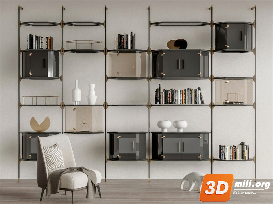 Decorative cabinet Skp Files